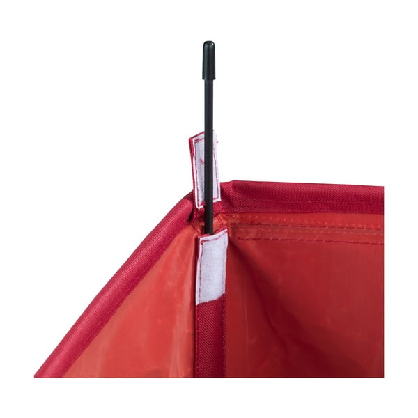 Sarkans trīsdaļīgs veļas grozs Wenko Trivo, 117,6 l-image-4