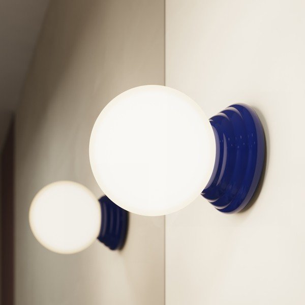 Zila keramikas sienas lampa ø 12 cm Farsa – Sollux-image-2