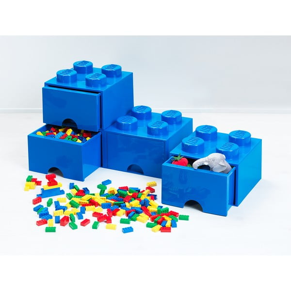 Zila galda kaste ar atvilktni LEGO®, 31 x 16 cm-image-2