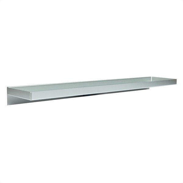 Sudraba krāsas metāla sienas plaukts 80 cm Bakku – OYOY Living Design