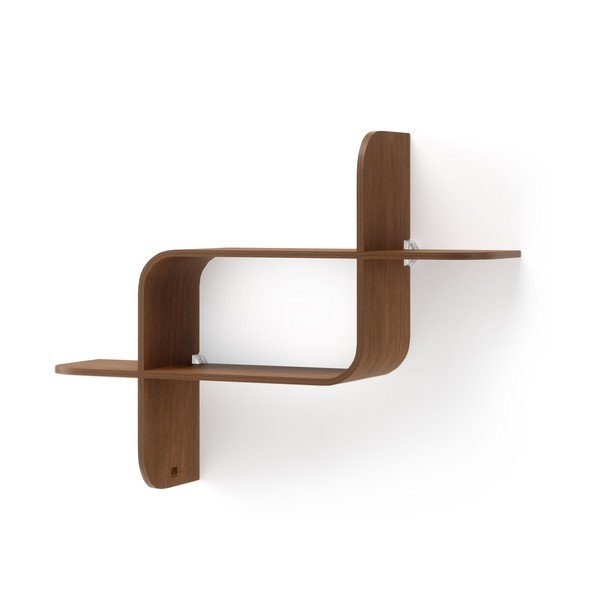 Dabīga toņa divstāvu plaukts no gumijkoka Montage – Umbra-image-2