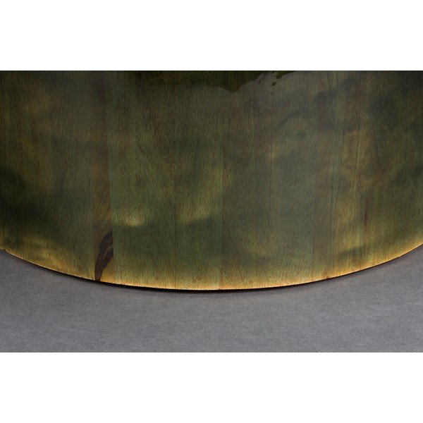 Zaļš mango masīvkoka apaļš žurnālgaldiņš ø 60 cm Mush – Dutchbone-image-4