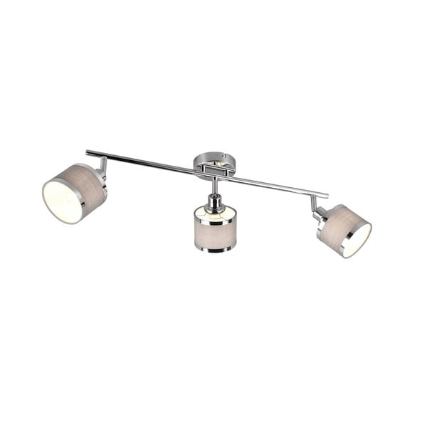 Sudraba krāsas sienas lampa ø 10 cm Arosa – Trio-image-3