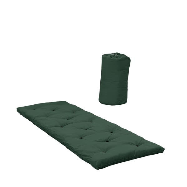 Tumši zaļš viesu matracis ar uzglabāšanas maisu Karup Design Bed in a Bag