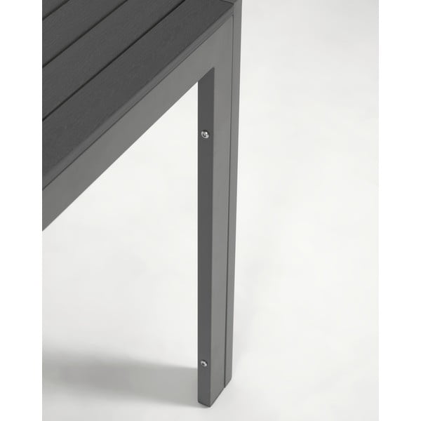 Pelēks alumīnija āra galds Kave Home Sirley, 70 x 70 cm-image-1