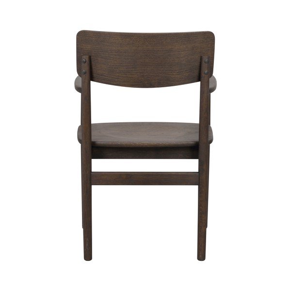 Tumši brūns ozola masīvkoka pusdienu krēsls Maidstone – Rowico-image-3