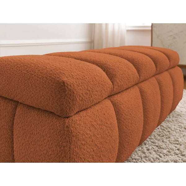 Oranžs sols no buklē auduma – Bobochic Paris-image-1