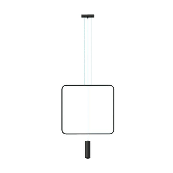 Melna metāla piekaramā lampa RANA – Thoro