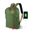 Zaļa mugursoma ar USB portu My Valice FREEDOM Smart Bag