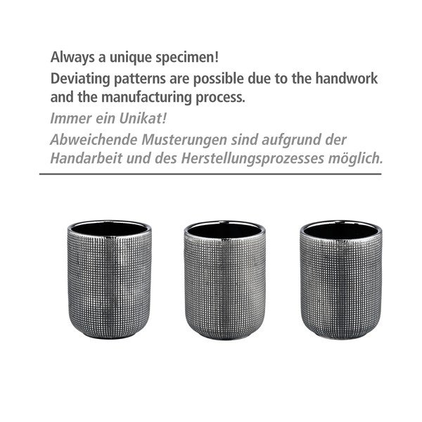 Sudraba krāsas keramikas ziepju dozators 400 ml Rivalta – Wenko-image-3