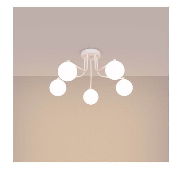 Balta griestu lampa Beam – Sollux-image-1