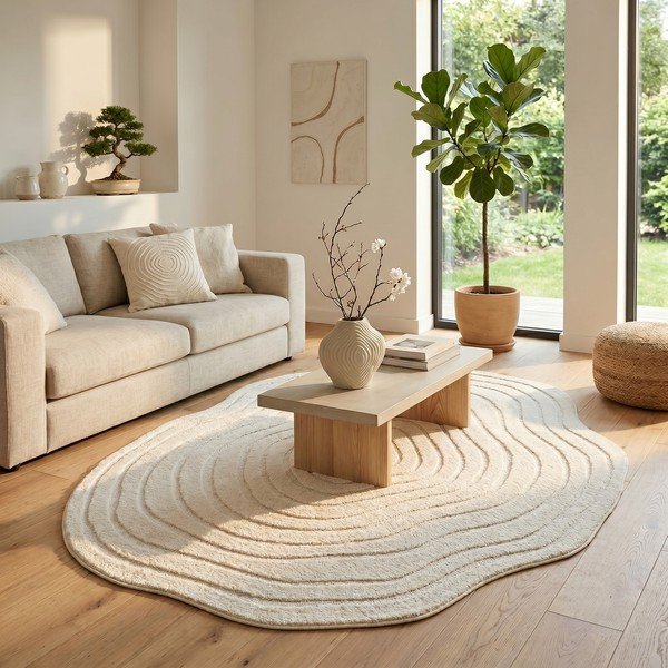 Krēmkrāsas paklājs 160x230 cm Pebble – ESTE-image-3