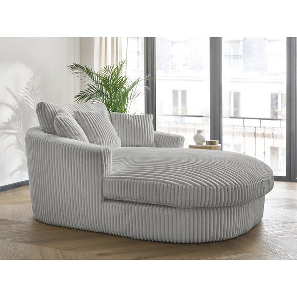 Pelēks velveta atpūtas krēsls Belem – Bobochic Paris-image-1