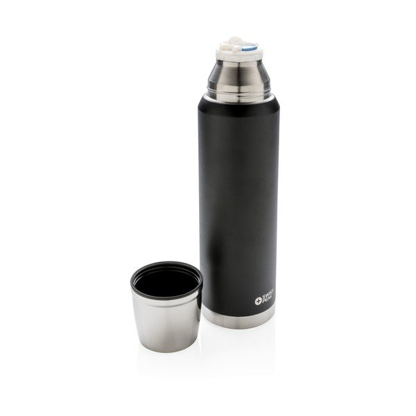 Melns nerūsējošā tērauda termoss XD Design, 1 l-image-2