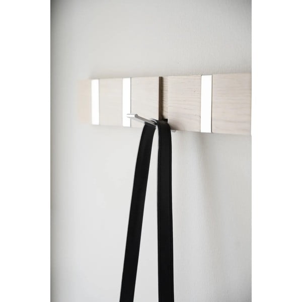 Melns ozola masīvkoka sienas pakaramais Confetti – Rowico-image-1