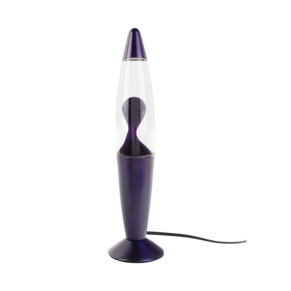 Violeta stikla lavas lampa (augstums 35,5 cm) Funky Rocket Lava – Leitmotiv