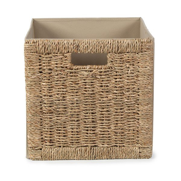 Dabīga toņa uzglabāšanas kaste no jūraszāles 30x30x30 cm – Compactor
