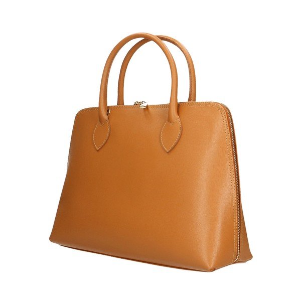 Brūnas ādas somiņa Chicca Borse Arancio-image-2