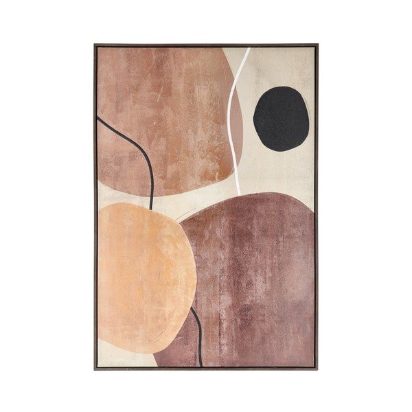 Drukāta/ar rokām krāsotiem elementiem glezna ar rāmi/uz audekla 83x123 cm Gallery – Bizzotto