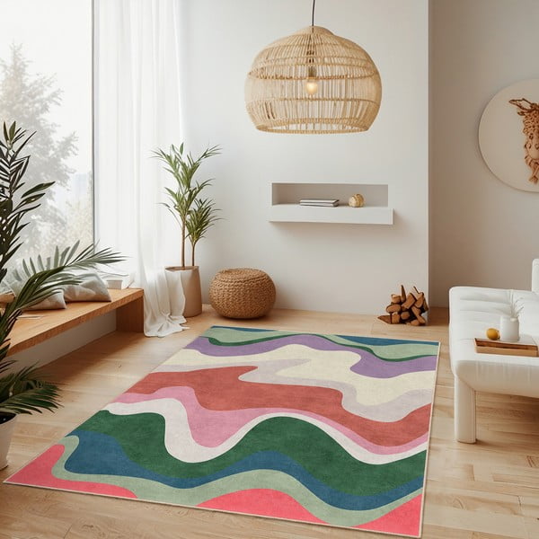 Mazgājams paklājs 60x100 cm Squiggly Breeze – Mila Home-image-2