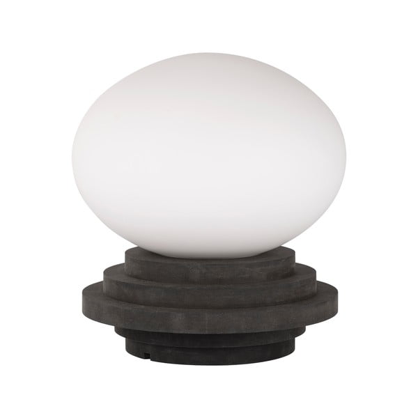 Balta/pelēka galda lampa Amfi – Markslöjd