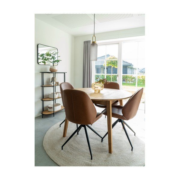 Gaiši dzeltena stikla rokām darināta vāze – House Nordic-image-2