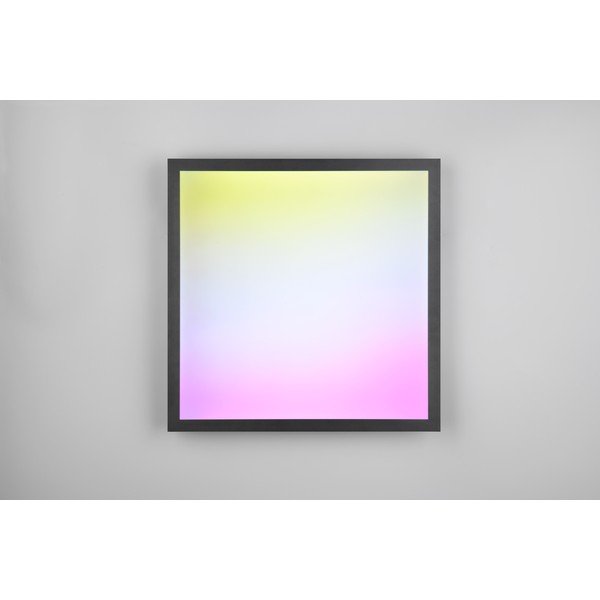 Melna LED griestu lampa 44.5x44.5 cm Beta – Reality-image-2