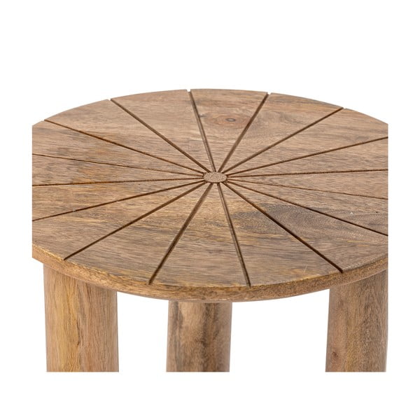 Mango masīvkoka apaļš sānu galdiņš ø 40 cm Stella – Bloomingville-image-3