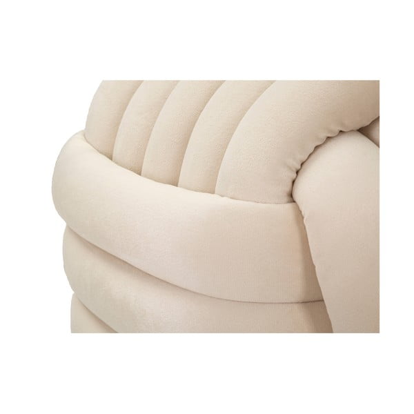 Krēmkrāsas samta pufs Softy – Mauro Ferretti-image-4