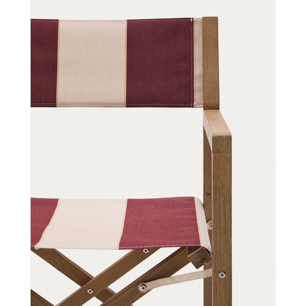 Bordo/bēšs dārza krēsls Vilara – Kave Home-image-2