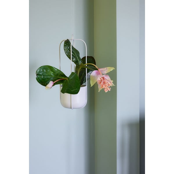 2 gaiši pelēku dzelzs piekaramo podiņu komplekts Hübsch Juro-image-1