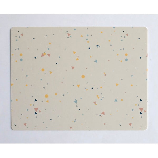 Bēšs galda paklājs The Wild Hug Tiny Geometry, 55 x 35 cm