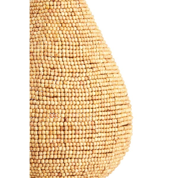 Dabīga toņa piekaramā lampa ar koka abažūru ø 40 cm Kabinda – Light & Living-image-3