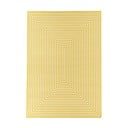 Dzeltens āra paklājs Floorita Braid, 160 x 230 cm