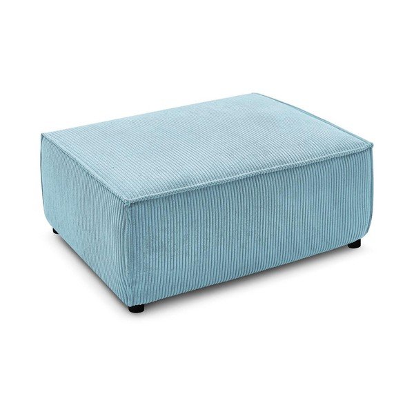 Piparmētru zaļš velveta kāju soliņš Nihad – Bobochic Paris-image-3