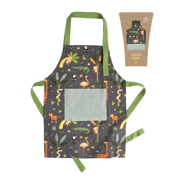 Kokvilnas bērnu priekšauts Jungle – Ladelle-image-2