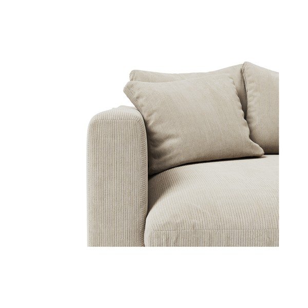 Krēmkrāsas velveta krēsls Comfy – Scandic-image-1