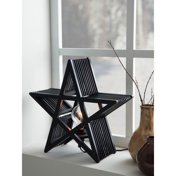 Melns Ziemassvētku gaismas dekors Bamboo – Markslöjd-image-1