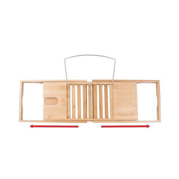 Bambusa regulējams plaukts vannai iDesign Formbu-image-4