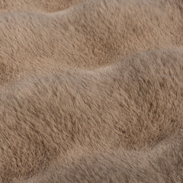 Brūna sintētiska kažokāda 180x290 cm Waffle Faux Fur – Flair Rugs-image-2