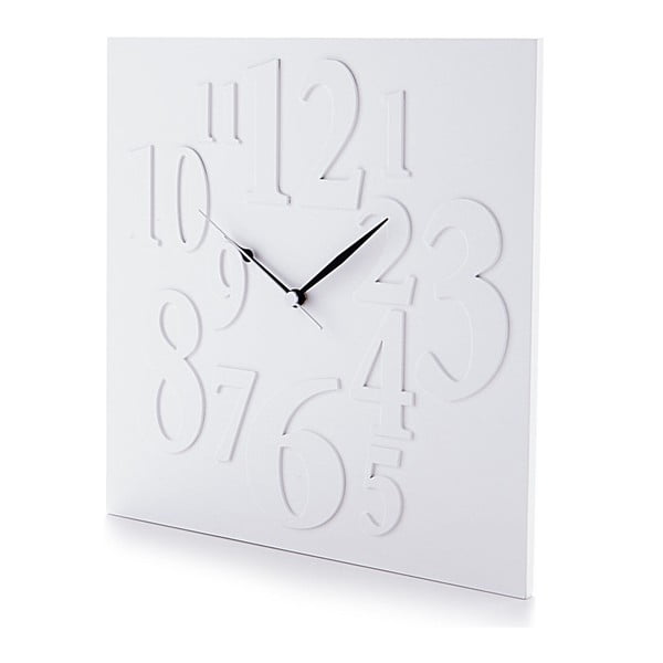 Balts sienas pulkstenis Tomasucci Mix White-image-2