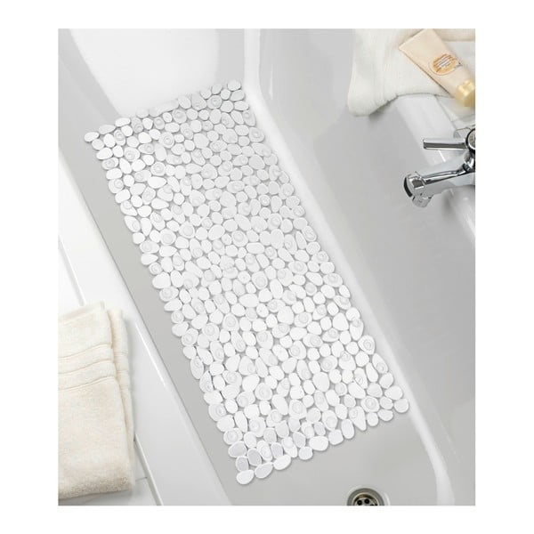 Caurspīdīgs neslīdošs vannas istabas paklājs Wenko Paradise, 71 x 36 cm-image-1