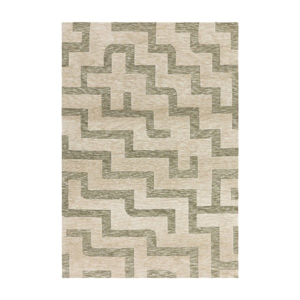 Zaļi bēšs paklājs 170x120 cm Mason – Asiatic Carpets