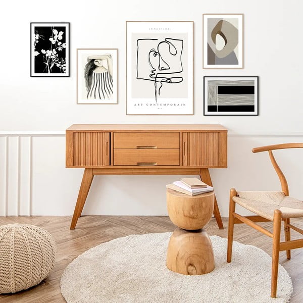 Glezna 30x40 cm Picasa Greige – Malerifabrikken-image-2