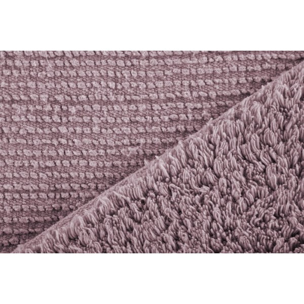 Rozā kokvilnas vannasistabas paklājs Tiseco Home Studio Luca, 60 x 60 cm-image-1