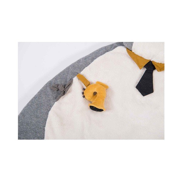 Pelēks/krēmkrāsas bērnu rotaļu paklājiņš Les Moustaches – Moulin Roty-image-2