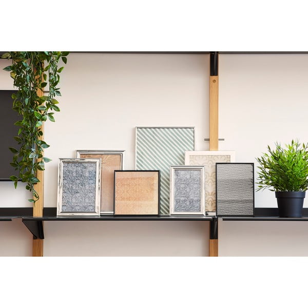 Sudraba krāsas metāla stāvošs/piekarināms foto rāmis 20,5x30,5 cm Sweet Memory – Zilverstad-image-1