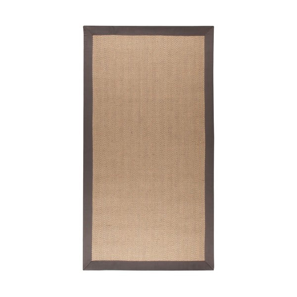 Brūni pelēks džutas paklājs Flair Rugs Herringbone, 160 x 230 cm