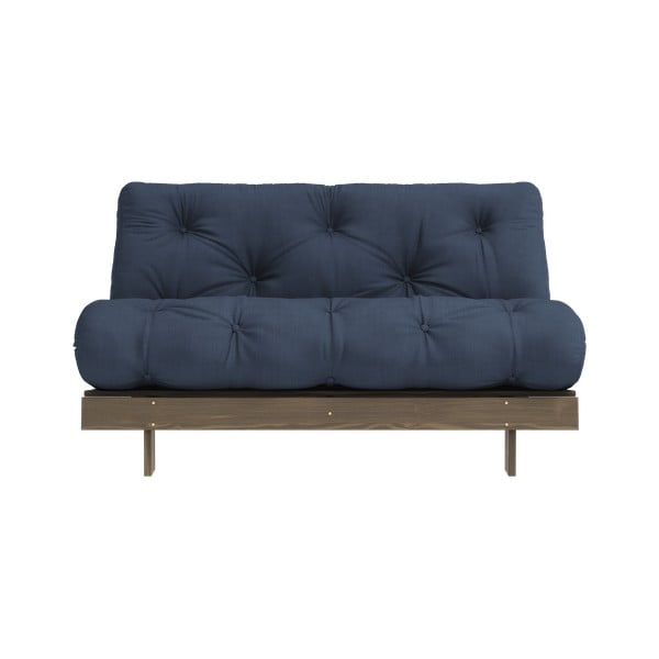 Tumši zils izvelkamais dīvāns 140 cm Roots – Karup Design