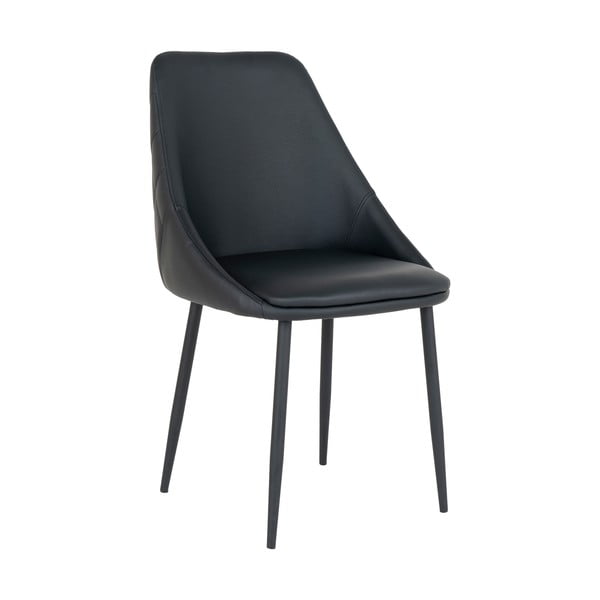 Melni ēdamistabas krēsli (2 gab.) Porto – House Nordic